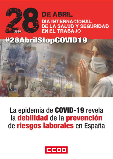 CCOO ARAGON, Día Internacional de la Seguridad y Salud en el trabajo 2020 