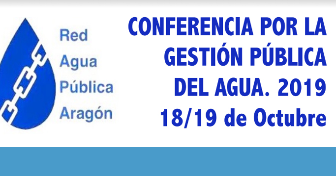 Conferencia por la Gestión Pública del Agua 2019