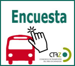 Encuesta sobre transporte al trabajo. Zona: PLAZA o  EMPRESARIUM