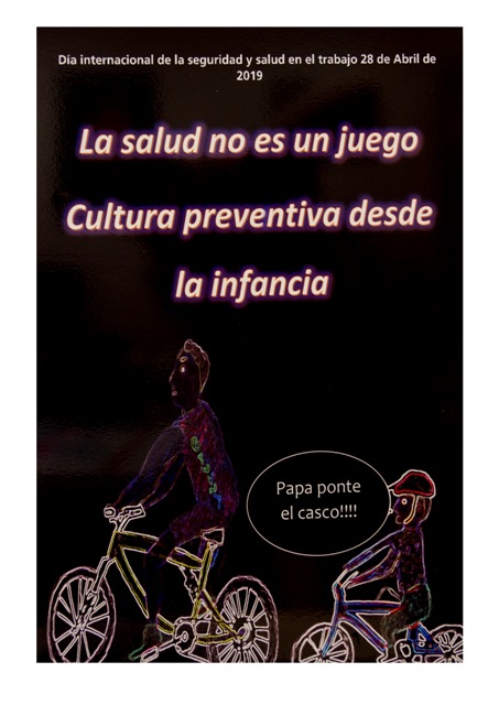 PRIMER PREMIO CONCURSO DE CARTELES DE PREVENCIÓN DE RIESGOS LABORALES