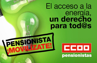 CCOO presenta en el Ministerio de Industria las firmas de apoyo a la campaña contra la pobreza energética