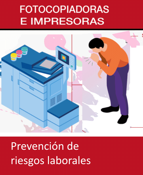 Uso de Fotocopiadoras e Impresoras en los lugares de trabajo. Infografía.