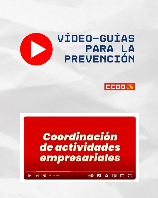 Coordinación de Actividades Empresariales. Colección Vídeo-guías para la prevención VG nº 03. CCOO Aragón 2025