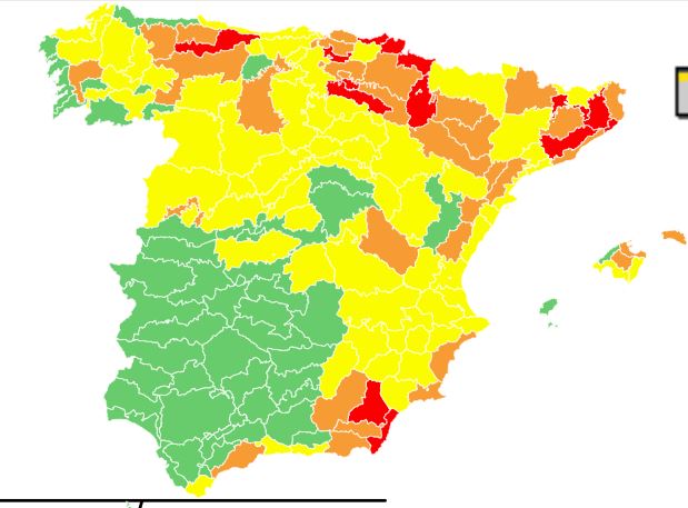 HOY TENEMOS ALERTAS POR CALOR - Pautas de actuación alertas naranja y rojo